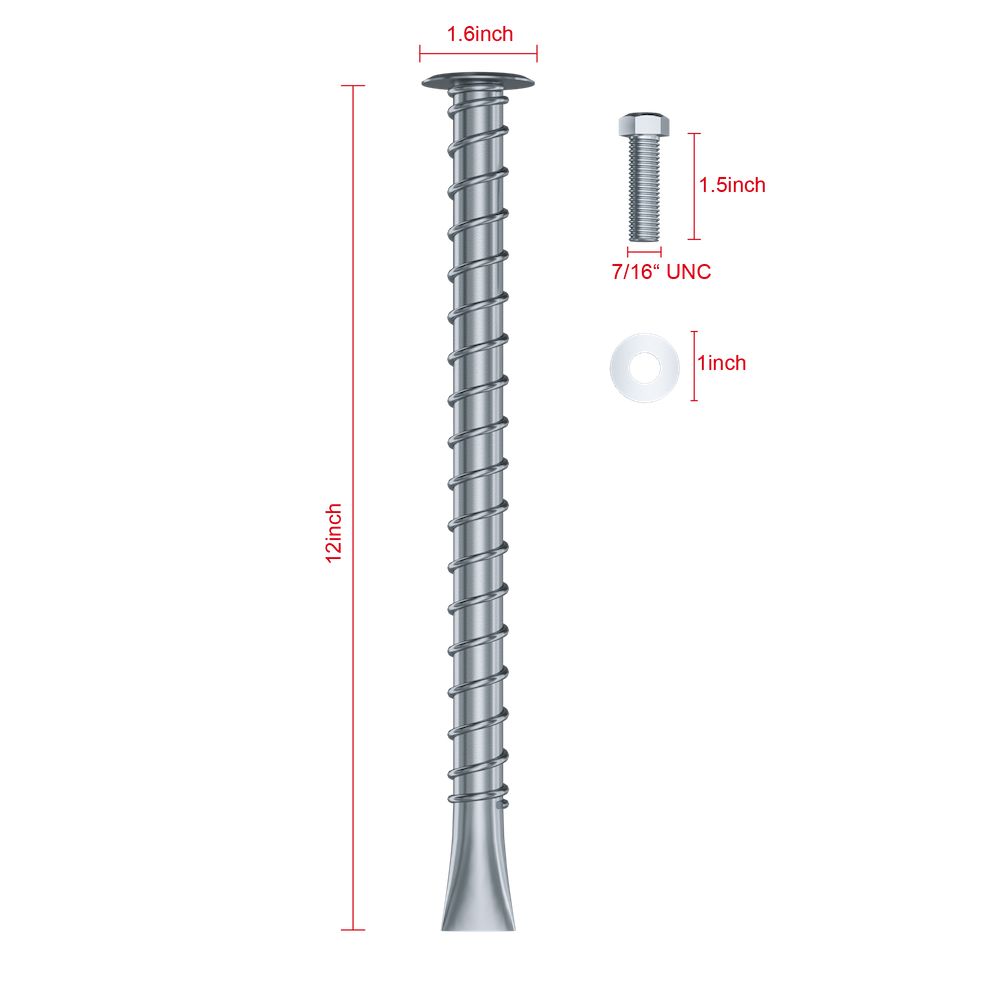 BoltHold SP18-716 Asphalt Anchor, 6-PACK