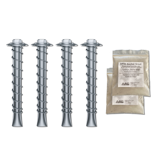 BoltHold AK-4 Asphalt Anchor Kit, 4 SP10 & EPX2