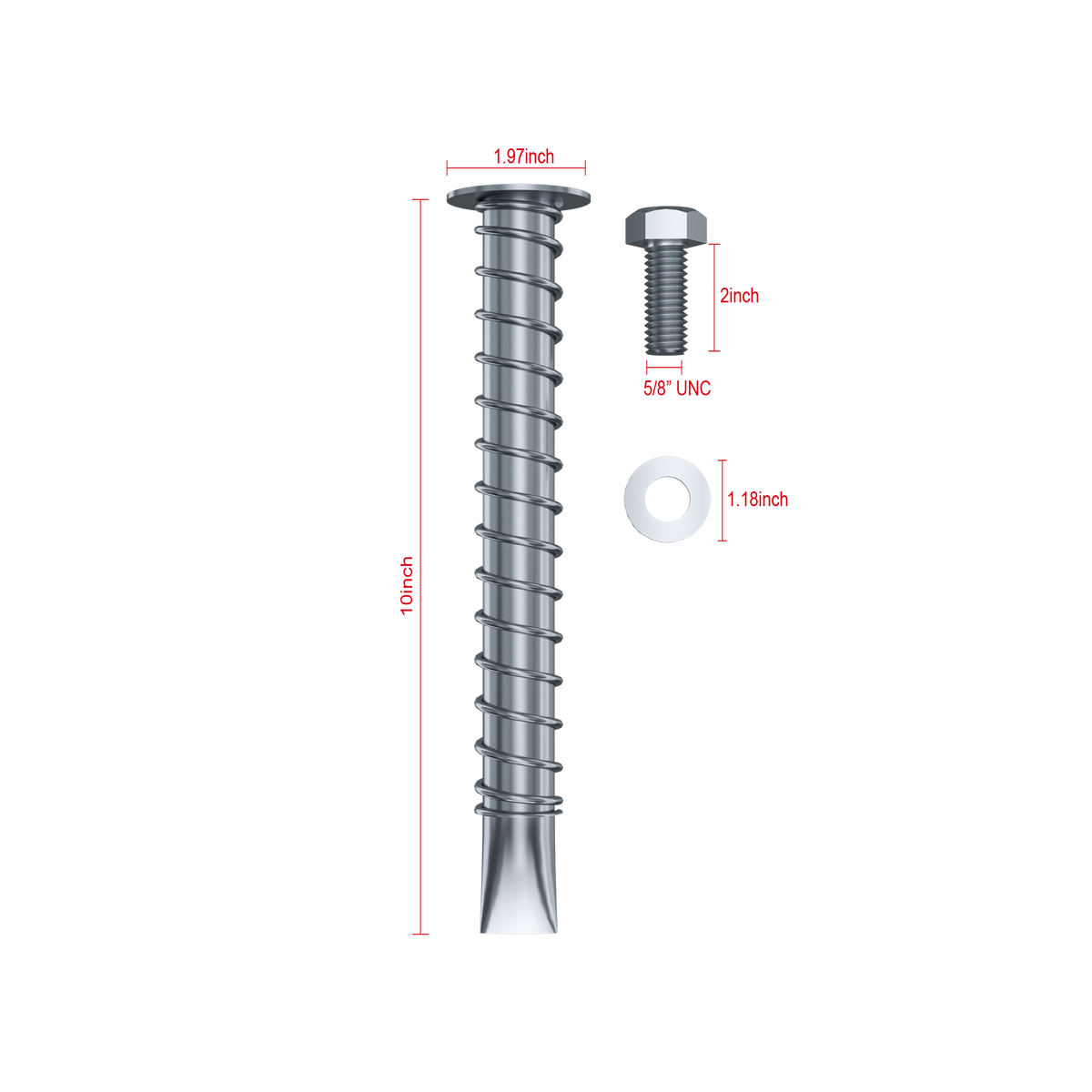 SP58 Asphalt Anchor, 6-PACK