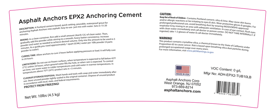 EPX2 Adhesive Options